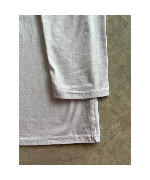 owndaily（オンデイリー）の「シンプルロゴロングTシャツ（Tシャツ/カットソー・レディース・ホワイト/ブラック・FREE）」の11枚目の写真
