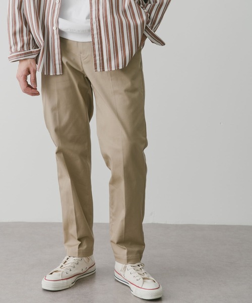 URBAN RESEARCH DOORS（アーバンリサーチドアーズ）の「チノテーパードトラウザー（その他パンツ・メンズ・ベージュ/オリーブ/ブラック/オフホワイト・LARGE/SMALL/MEDIUM）」の3枚目の写真