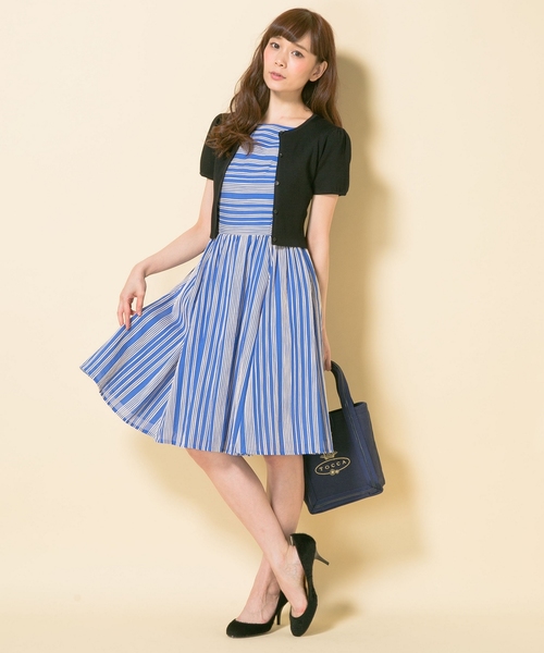 TOCCA（トッカ）の「【洗える！】MOSS PHLOX 半袖カーディガン