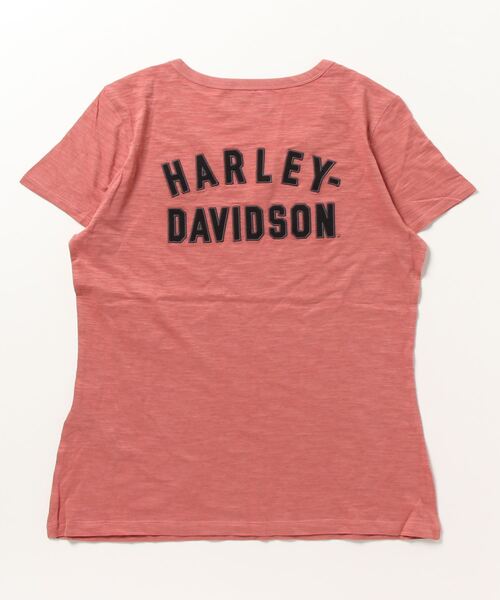 Harley-Davidson（ハーレーダビッドソン）の「チャンピオンクラブスラブTシャツ（Tシャツ/カットソー・レディース・レッド系その他・SMALL/MEDIUM/LARGE/X-LARGE/X-SMALL）」の3枚目の写真