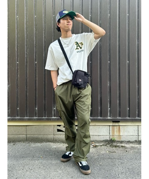 Dickies(ディッキーズ)の「【Dickies】DKスクエアショルダーバッグ(ショルダーバッグ・メンズ・カーキブラウン/ベージュ/ブラック・ONE SIZE)」の16枚目の写真