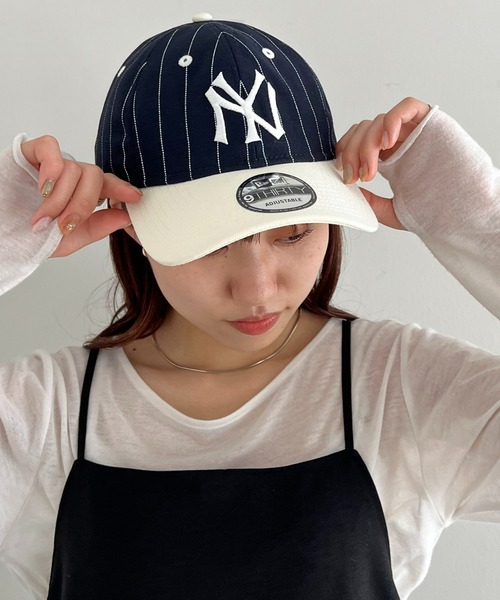 NEW ERA(ニューエラ)の「【NEWERA】MLB Cooperstown CAP(キャップ・レディース・ブラック/ホワイト/ダークグリーン/ネイビー/カーキ・FREE)」の5枚目の写真
