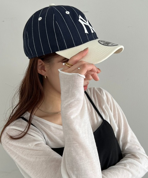NEW ERA(ニューエラ)の「【NEWERA】MLB Cooperstown CAP(キャップ・レディース・ブラック/ホワイト/ダークグリーン/ネイビー/カーキ・FREE)」の18枚目の写真