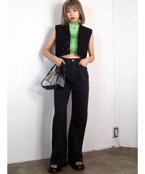 Palomawool グラデーションタンクトップ EMODA（エモダ）の「グラデーションハーフジップタンクトップ（タンク