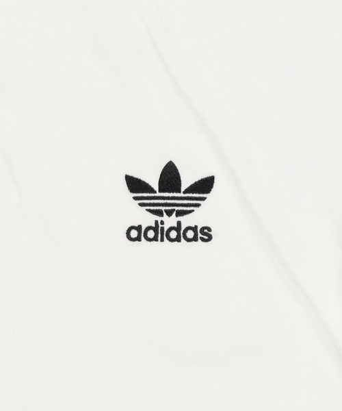 adidas(アディダス)の「【adidas / アディダス】ワンポイントロゴ アディカラー クラシックス スリーストライプス ショート丈半袖Tシャツ(Tシャツ/カットソー・レディース・ブラック/ホワイト/イエロー/ラベンダー・S)」の15枚目の写真