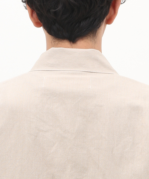 POLYPLOID(ポリプロイド)の「【POLYPLOID / ポリプロイド】J-JACKET C WASHI/C(その他アウター・メンズ・ブラック/ベージュ・3/2)」の8枚目の写真