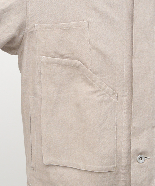 POLYPLOID(ポリプロイド)の「【POLYPLOID / ポリプロイド】J-JACKET C WASHI/C(その他アウター・メンズ・ブラック/ベージュ・3/2)」の12枚目の写真