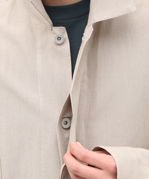 POLYPLOID(ポリプロイド)の「【POLYPLOID / ポリプロイド】J-JACKET C WASHI/C(その他アウター・メンズ・ブラック/ベージュ・3/2)」の14枚目の写真