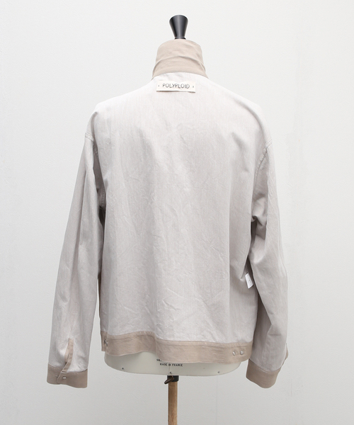 POLYPLOID(ポリプロイド)の「【POLYPLOID / ポリプロイド】J-JACKET C WASHI/C(その他アウター・メンズ・ブラック/ベージュ・3/2)」の21枚目の写真