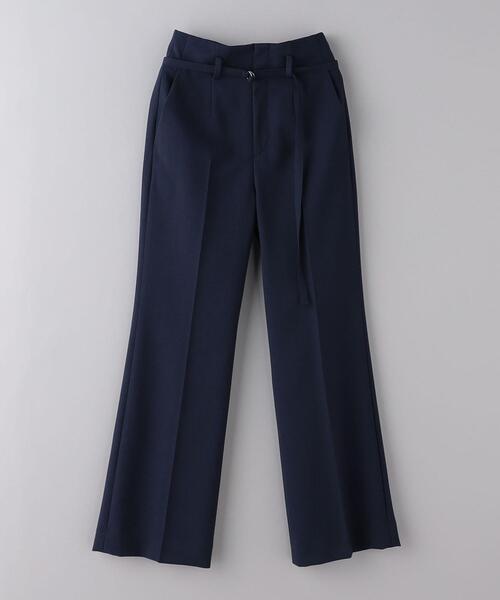 AEWEN MATOPH（イウエン マトフ）の「＜AEWEN MATOPH＞ハイウエスト ベルテッド フレアパンツ（スラックス・レディース・ネイビー/ライトグレー・38/34/36）」の8枚目の写真