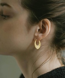 ピアスフープ 金属アレルギー対応 シルバー925 ボリューム ピアス【 PEDOL ペドル】