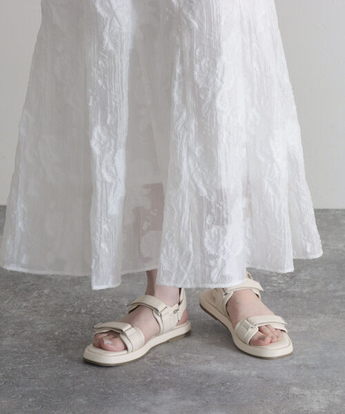 【PANIER/パニエ】ベルクロ2バンドサンダル