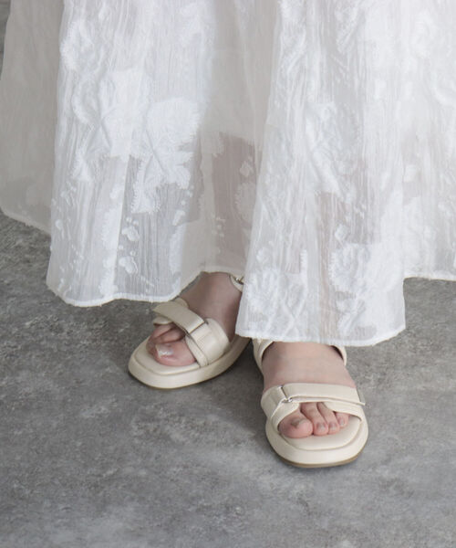 【PANIER/パニエ】ベルクロ2バンドサンダル