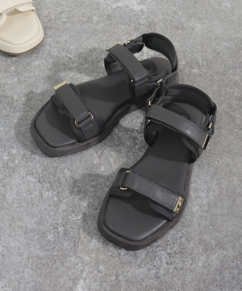 【PANIER/パニエ】ベルクロ2バンドサンダル
