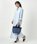 LeSportsac（レスポートサック）の「BUCKET TOTE デニムストロベリー