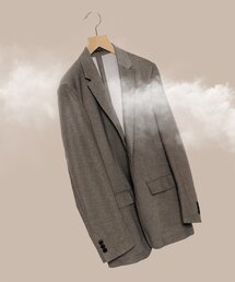 EDIFICE | "高通気＆シワ防止機能" カラミ メッシュ 2ボタン ジャケット【セットアップ着用可】(テーラードジャケット)