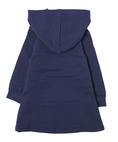 X-girl Stages（エックスガールステージス）の「LOGO BASIC HOODED DRESS(4T～7T)（ワンピース・キッズ・アッシュ/ピンク/ネイビー・5T/7T/6T/4T）」の5枚目の写真