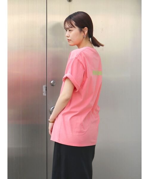 Ungrid（アングリッド）の「カラーロゴベアモチーフTee（Tシャツ/カットソー・レディース・オフホワイト/ピンク/ベージュ/グリーン・FREE）」の13枚目の写真