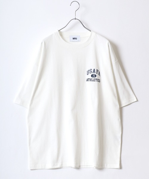 セール】MRU/エムアールユー ミリタリー ワンポイント刺繍 半袖T