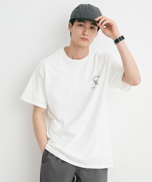 REGENCY WORKS（リージェンシーワークス）の「【別注】＜REGENCY WORKS×green label relaxing＞マップ Tシャツ（Tシャツ/カットソー・メンズ・ホワイト・XL/M/L）」の12枚目の写真