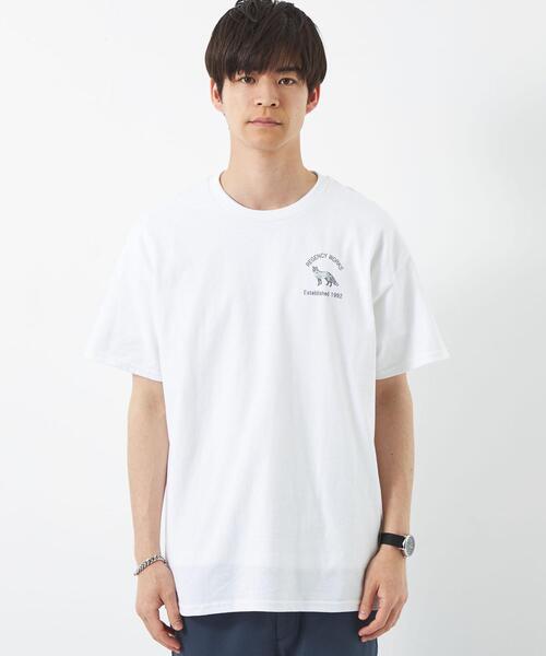 REGENCY WORKS（リージェンシーワークス）の「【別注】＜REGENCY WORKS×green label relaxing＞マップ Tシャツ（Tシャツ/カットソー・メンズ・ホワイト・XL/M/L）」の5枚目の写真