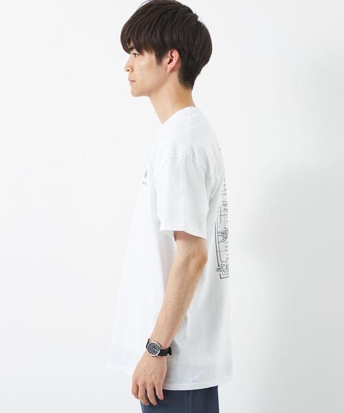 REGENCY WORKS（リージェンシーワークス）の「【別注】＜REGENCY WORKS×green label relaxing＞マップ Tシャツ（Tシャツ/カットソー・メンズ・ホワイト・XL/M/L）」の2枚目の写真