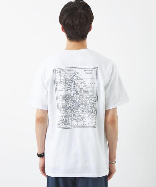 REGENCY WORKS（リージェンシーワークス）の「【別注】＜REGENCY WORKS×green label relaxing＞マップ Tシャツ（Tシャツ/カットソー・メンズ・ホワイト・XL/M/L）」の10枚目の写真