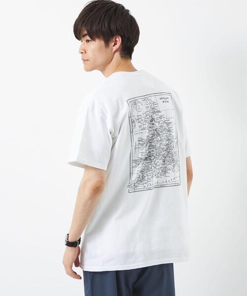 REGENCY WORKS（リージェンシーワークス）の「【別注】＜REGENCY WORKS×green label relaxing＞マップ Tシャツ（Tシャツ/カットソー・メンズ・ホワイト・XL/M/L）」の11枚目の写真