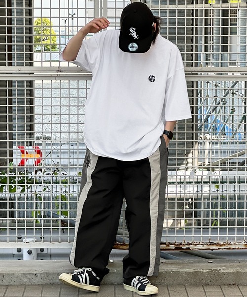 kutir（クティール）の「刺繍入り配色ナイロンワイドパンツ（その他パンツ・メンズ・カーキ/ブラック・SMALL/MEDIUM/LARGE）」の17枚目の写真