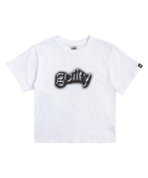 runningHIGH(ランニングハイ)の「【RUNNING HIGH 】GUILTY クロップ Tシャツ / GUILTY CROP TEE(Tシャツ/カットソー・レディース・レッド/カーキ/ホワイト・FREE)」の10枚目の写真