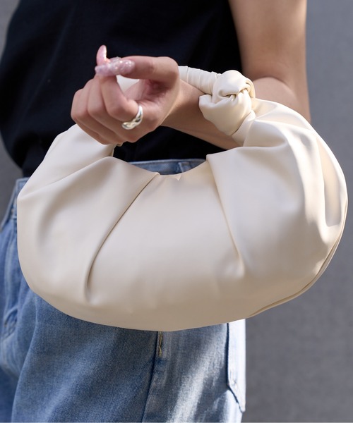 Ada.(エイダ)の「ワンハンドルマンドゥバッグ(ハンドバッグ・レディース・イエロー/アイボリー/グリーン/ブラック・FREE)」の11枚目の写真