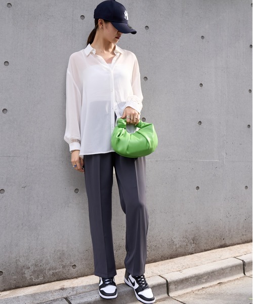 Ada.(エイダ)の「ワンハンドルマンドゥバッグ(ハンドバッグ・レディース・イエロー/アイボリー/グリーン/ブラック・FREE)」の18枚目の写真