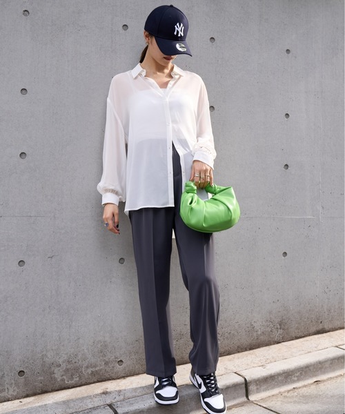 Ada.(エイダ)の「ワンハンドルマンドゥバッグ(ハンドバッグ・レディース・イエロー/アイボリー/グリーン/ブラック・FREE)」の19枚目の写真