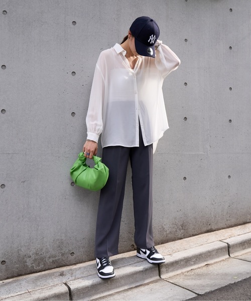 Ada.(エイダ)の「ワンハンドルマンドゥバッグ(ハンドバッグ・レディース・イエロー/アイボリー/グリーン/ブラック・FREE)」の21枚目の写真