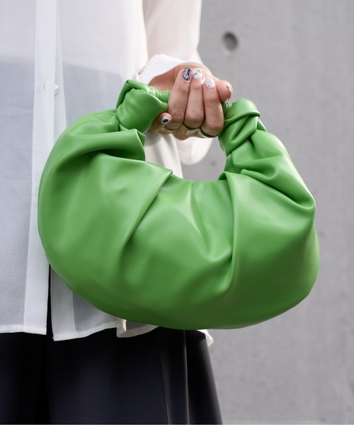 Ada.(エイダ)の「ワンハンドルマンドゥバッグ(ハンドバッグ・レディース・イエロー/アイボリー/グリーン/ブラック・FREE)」の22枚目の写真