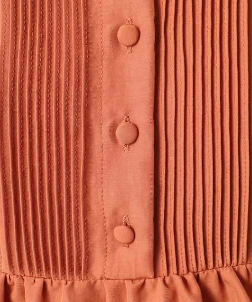 grove（グローブ）の「◆可憐でレトロかわいいピンタックブラウス（シャツ/ブラウス・レディース・オレンジ/ブルー/アイボリー/サンドベージュ/ブラック・02/03/01/05/04）」の18枚目の写真