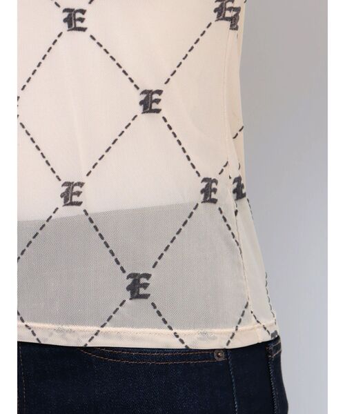 EMODA(エモダ)の「ハイネックストレッチトップ(Tシャツ/カットソー・レディース・ブラック/ベージュ・FREE)」の19枚目の写真