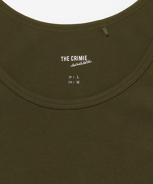 CRIMIE(クライミー)の「TANK TOP 2P + 1P SERVICE 3P PACK / 無地 タンクトップ 2P + 1P サービス 3P パック(Tシャツ/カットソー・メンズ・ホワイト/ブラック/オートミール/ダークグレー/カーキ/ホワイト×ブラック・S/M/L/XL/XXL)」の18枚目の写真