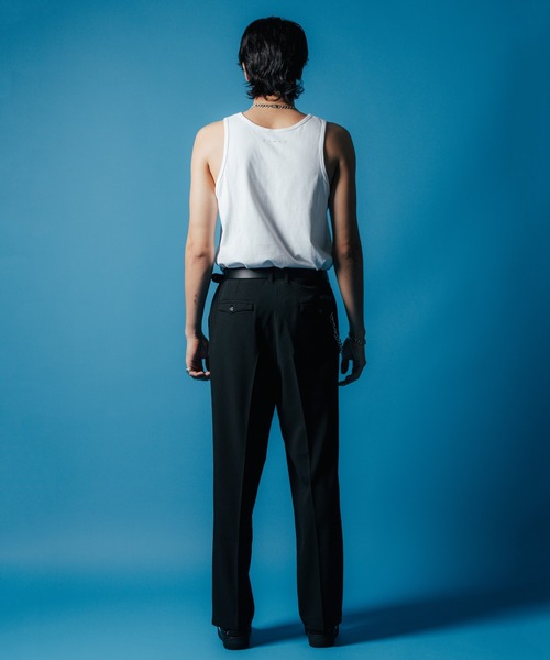 CRIMIE(クライミー)の「TANK TOP 2P + 1P SERVICE 3P PACK / 無地 タンクトップ 2P + 1P サービス 3P パック(Tシャツ/カットソー・メンズ・ホワイト/ブラック/オートミール/ダークグレー/カーキ/ホワイト×ブラック・S/M/L/XL/XXL)」の13枚目の写真