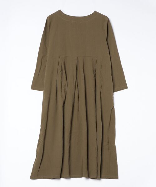SETUP7（セットアップセブン）の「【SETUP7】リラックスフレアワンピース SCCH400（ワンピース・レディース・アイボリー/カーキ/ブラック・M/L）」の12枚目の写真