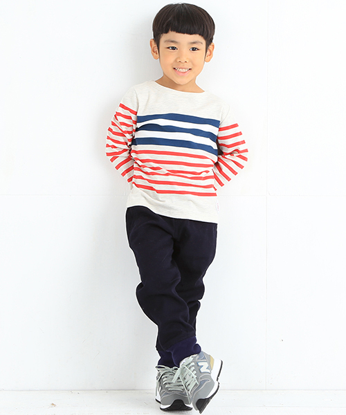 B:MING by BEAMS（ビーミングバイビームス）の「ビーミング by ビームス / ストレッチチノリブパンツ（チノパンツ・キッズ・カモフラージュ/ネイビー/ベージュ・80/140/130/110/100/120/150/90）」の5枚目の写真