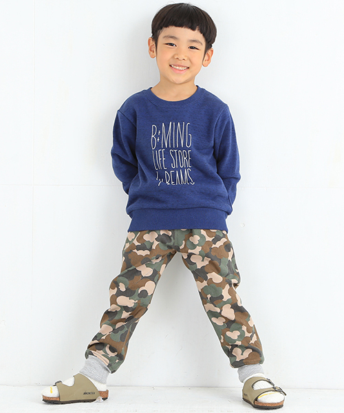 B:MING by BEAMS（ビーミングバイビームス）の「ビーミング by ビームス / ストレッチチノリブパンツ（チノパンツ・キッズ・カモフラージュ/ネイビー/ベージュ・80/140/130/110/100/120/150/90）」の4枚目の写真