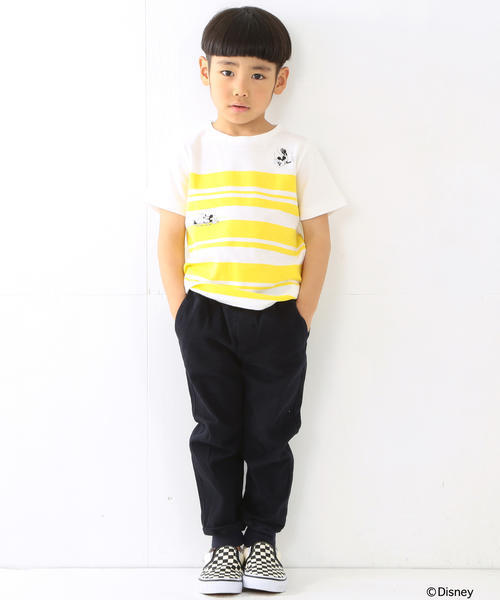 B:MING by BEAMS（ビーミングバイビームス）の「ビーミング by ビームス / ストレッチチノリブパンツ（チノパンツ・キッズ・カモフラージュ/ネイビー/ベージュ・80/140/130/110/100/120/150/90）」の20枚目の写真