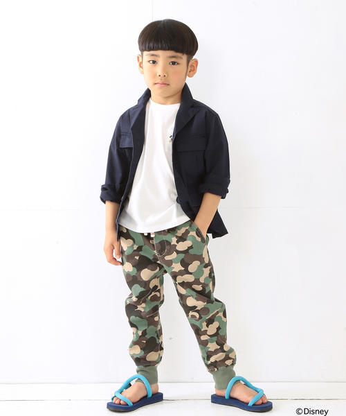 B:MING by BEAMS（ビーミングバイビームス）の「ビーミング by ビームス / ストレッチチノリブパンツ（チノパンツ・キッズ・カモフラージュ/ネイビー/ベージュ・80/140/130/110/100/120/150/90）」の21枚目の写真
