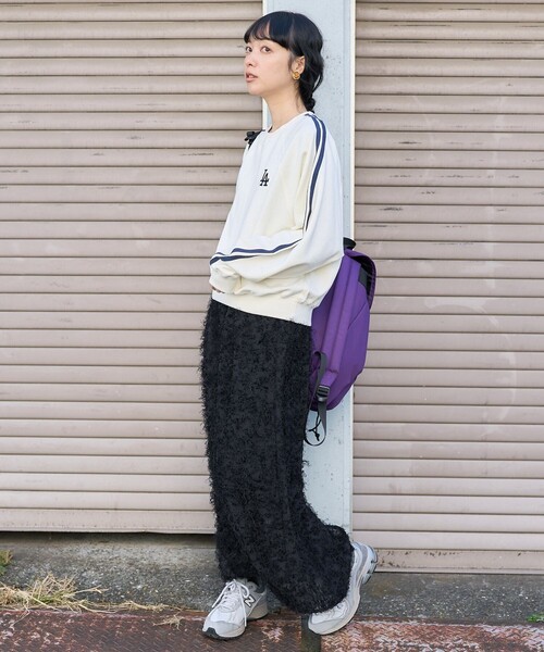 FREAK'S STORE（フリークスストア）の「フェザリースカート（スカート・レディース・オフホワイト/ブラック・ﾌﾘ-）」の13枚目の写真