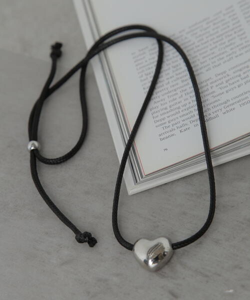 FREE'S MART（フリーズマート）の「2Wayハートネックレス（ネックレス・レディース・シルバー・ﾌﾘ-）」の2枚目の写真