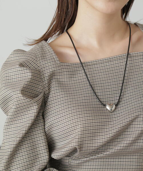 FREE'S MART（フリーズマート）の「2Wayハートネックレス（ネックレス・レディース・シルバー・ﾌﾘ-）」の9枚目の写真