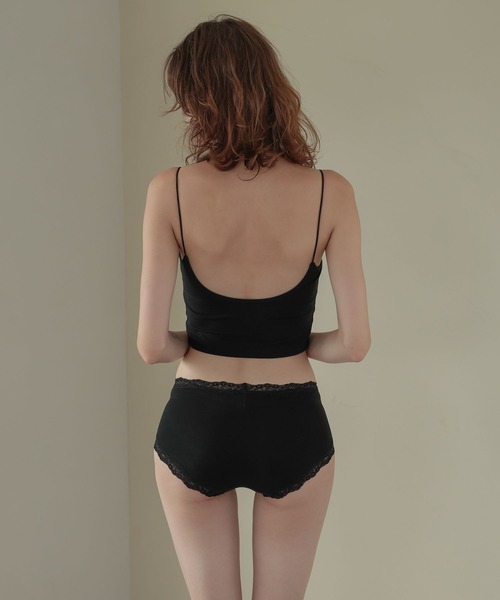 bijorie（ビジュリィ）の「【bijorie】ウォームジンジャー カップ付きブラトップ／NEW BASIC series（ブラジャー・レディース・ブラック/アイボリー/サックスブルー・M/L/LG）」の18枚目の写真