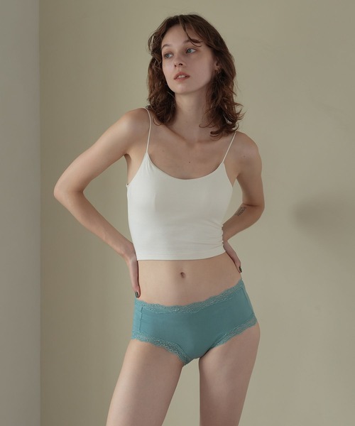 bijorie（ビジュリィ）の「【bijorie】ウォームジンジャー カップ付きブラトップ／NEW BASIC series（ブラジャー・レディース・ブラック/アイボリー/サックスブルー・M/L/LG）」の22枚目の写真