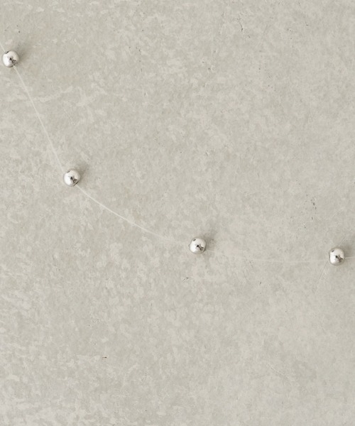 aquvii（アクビ）の「アクビ point necklace（ネックレス・レディース・シルバー・フリー）」の7枚目の写真